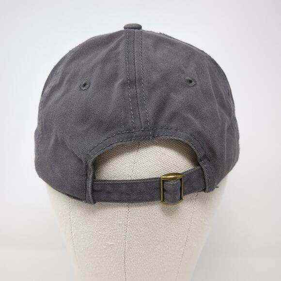 North & Acrux Slideback Baseball Cap Gray One Size Adjustable Cotton Embroidered - Picture 6 of 9